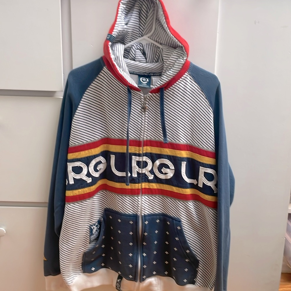 LRG full zip hoodie. Size L